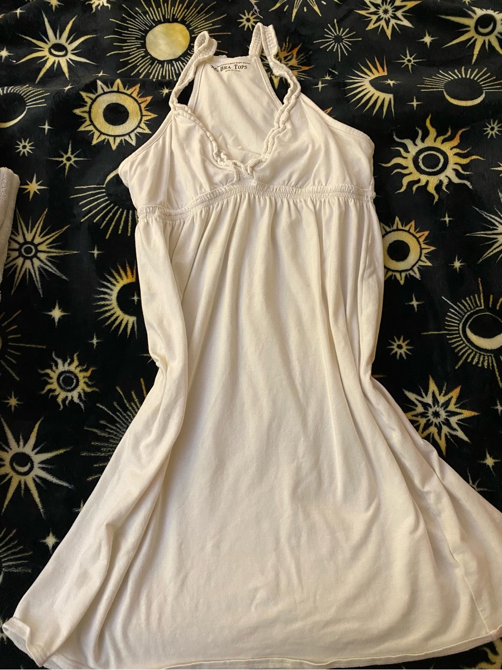 Victoria's Secret Cream Halter Sleep Chemise